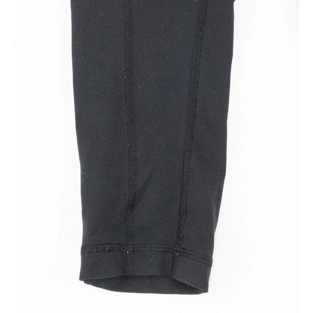 Lululemon Athletic Leggings Black and Gray Women's Size 4